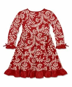 Flash Sale 𧨠Millie Loves Lily Red & White Holiday Vine Pocket Ruffle-Hem A-Line π Dress - Infant For Kids π 5 Flash Sale 𧨠Millie Loves Lily Red & White Holiday Vine Pocket Ruffle-Hem A-Line π Dress - Infant For Kids π -Little Millie-shop zu100322793 alt 2 tm1633717928