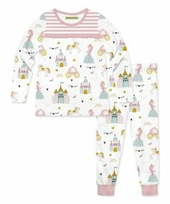Cheapest 🧨 Millie Loves Lily White Princess Pajama Set - 👧 Girls For Kids 🔔