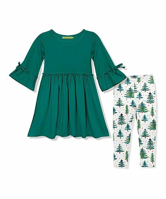 Best reviews of β¨ Millie Loves Lily Green Bow-Accent Bell-Sleeve A-Line π Dress & Tree Leggings - π§ Girls For Kids π 1 Best reviews of β¨ Millie Loves Lily Green Bow-Accent Bell-Sleeve A-Line π Dress & Tree Leggings - π§ Girls For Kids π