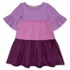 Brand new ✔️ Simply Millie By Millie Loves Lily Purple & Violet Color Block Trumpet-Sleeve Tiered A-Line 👗 Dress - Infant, Toddler & 👧 Girls For Kids 😉
