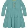 Best deal 🤩 Simply Millie By Millie Loves Lily Nile Blue Lace-Trim Tiered Button-Front Babydoll 👗 Dress - Infant, Toddler & 👧 Girls For Kids 🧨