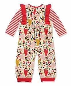 Promo π Little Millie Cream & Red Hearts Ruffle-Trim Playsuit - Infant For Baby & Maternity βοΈ 5 Promo π Little Millie Cream & Red Hearts Ruffle-Trim Playsuit - Infant For Baby & Maternity βοΈ -Little Millie-shop zu101232644 alt 2 tm1638469347