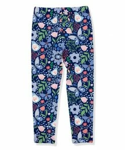 Cheapest 🎉 Millie Loves Lily Navy Butterfly Garden Leggings - Infant, Toddler & 👧 Girls For Kids 🧨 -Little Millie-shop zu101313626 alt 2 tm1636745015