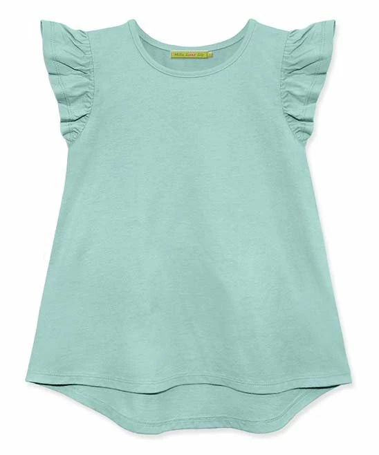 Cheapest β¨ Simply Millie By Millie Loves Lily Mint Hi-Low Angel-Sleeve Top - π§ Girls For Kids π 1 Cheapest β¨ Simply Millie By Millie Loves Lily Mint Hi-Low Angel-Sleeve Top - π§ Girls For Kids π
