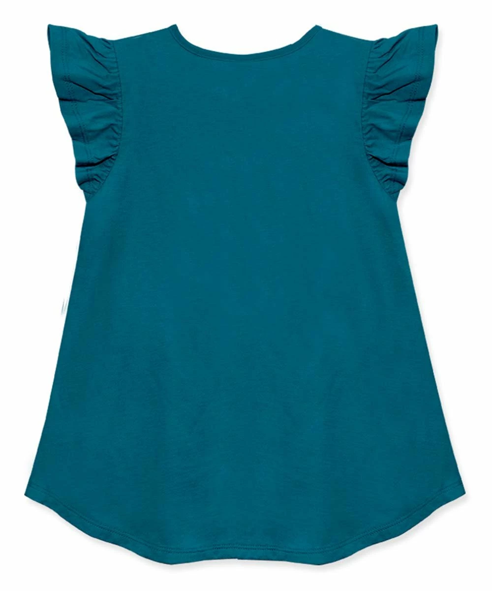 Best deal β¨ Simply Millie By Millie Loves Lily Teal Hi-Low Angel-Sleeve Top - Toddler & π§ Girls For Kids π 2 Best deal β¨ Simply Millie By Millie Loves Lily Teal Hi-Low Angel-Sleeve Top - Toddler & π§ Girls For Kids π - Image 2
