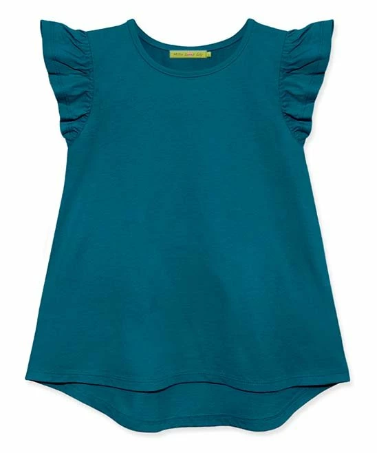 Best deal β¨ Simply Millie By Millie Loves Lily Teal Hi-Low Angel-Sleeve Top - Toddler & π§ Girls For Kids π 1 Best deal β¨ Simply Millie By Millie Loves Lily Teal Hi-Low Angel-Sleeve Top - Toddler & π§ Girls For Kids π