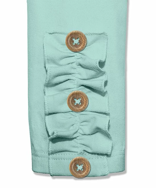 Best Pirce π― Simply Millie By Millie Loves Lily Mint Button-Accent Ruffle-Trim Leggings - Infant, Toddler & π§ Girls For Kids π€© 2 Best Pirce π― Simply Millie By Millie Loves Lily Mint Button-Accent Ruffle-Trim Leggings - Infant, Toddler & π§ Girls For Kids π€© - Image 2