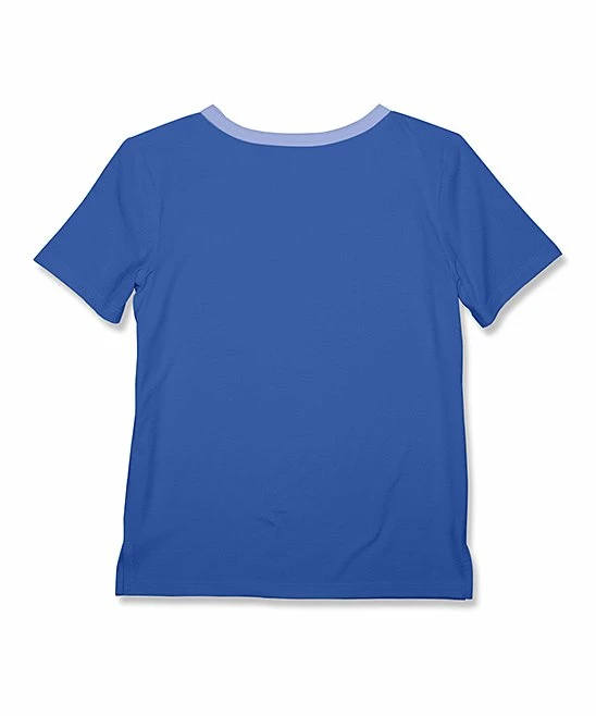 Wholesale π― Millie & Maxx Blue & Periwinkle Contrast-Pocket Short-Sleeve Henley - Toddler & Boys For Kids βοΈ 2 Wholesale π― Millie & Maxx Blue & Periwinkle Contrast-Pocket Short-Sleeve Henley - Toddler & Boys For Kids βοΈ - Image 2
