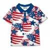 Brand new ❤️ Millie & Maxx Blue & Red US Flag Polo - Toddler & Boys For Kids 😀