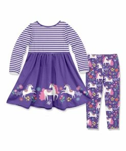 Flash Sale π Millie Loves Lily Purple Darling Unicorn Button-Accent A-Line π Dress & Leggings - Toddler & π§ Girls For Kids π 7 Flash Sale π Millie Loves Lily Purple Darling Unicorn Button-Accent A-Line π Dress & Leggings - Toddler & π§ Girls For Kids π -Little Millie-shop zu101448218 alt 3 tm1642260212