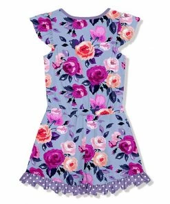 Best Pirce π Millie Loves Lily Periwinkle & Rose Ruffle-Trim Button-Front Romper - π§ Girls For Kids π― 5 Best Pirce π Millie Loves Lily Periwinkle & Rose Ruffle-Trim Button-Front Romper - π§ Girls For Kids π― -Little Millie-shop zu101529304 alt 2 tm1641214984