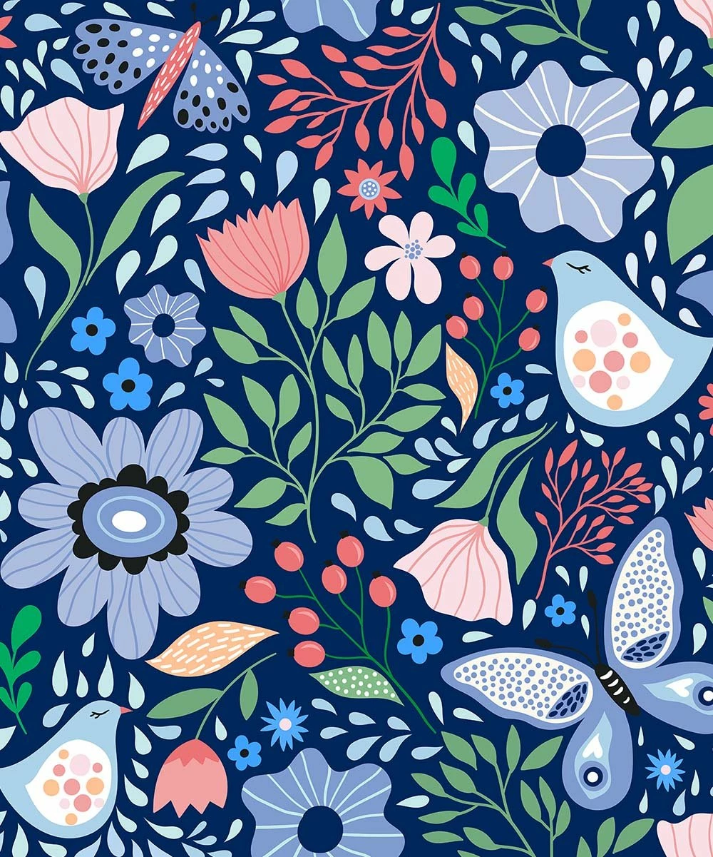 Best Pirce π Little Millie Navy Butterfly Garden Ruffle-Sleeve Playsuit - Infant & Toddler For Kids β€οΈ 2 Best Pirce π Little Millie Navy Butterfly Garden Ruffle-Sleeve Playsuit - Infant & Toddler For Kids β€οΈ - Image 2