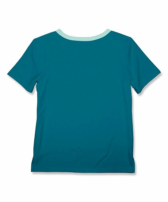 Promo π Millie & Maxx Teal & Mint Constrast-Trim Henley - Toddler & Boys For Kids π― 2 Promo π Millie & Maxx Teal & Mint Constrast-Trim Henley - Toddler & Boys For Kids π― - Image 2