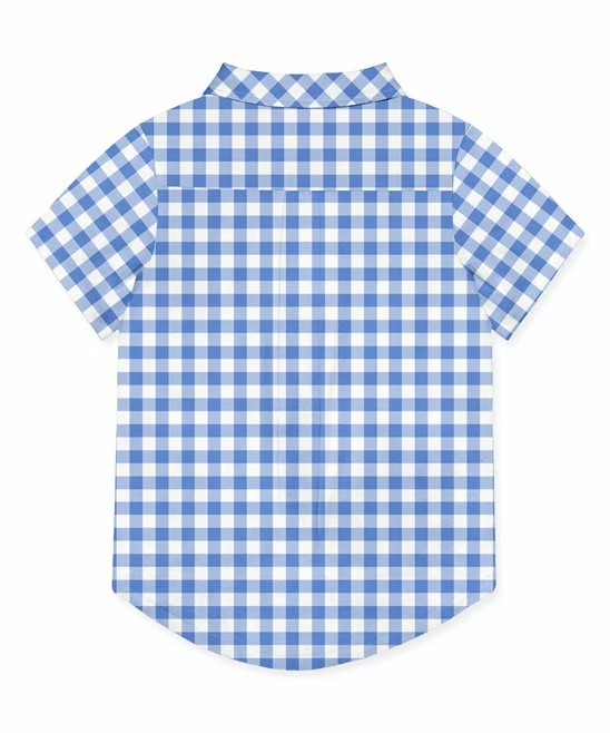 Coupon π Millie & Maxx Marina Blue & White Gingham Short-Sleeve Button-Up - Toddler & Boys For Kids π 2 Coupon π Millie & Maxx Marina Blue & White Gingham Short-Sleeve Button-Up - Toddler & Boys For Kids π - Image 2