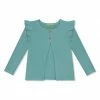 Promo 😀 Simply Millie By Millie Loves Lily Nile Blue Button-Front French Terry Cardigan - 👧 Girls For Kids 👏