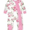 Best reviews of 😀 Little Millie Pink Wedding Floral Ruffle-Trim Footie - Infant For Baby & Maternity 🛒