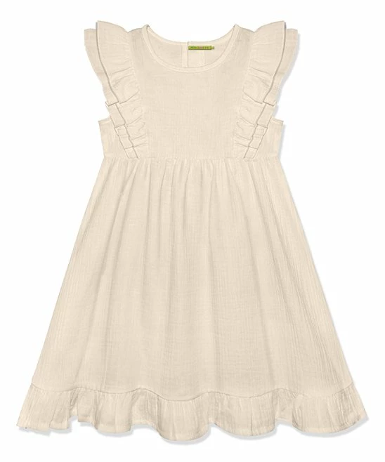 Top 10 βοΈ Simply Millie By Millie Loves Lily Cream Double-Ruffle Sleeveless A-Line π Dress - π§ Girls For Kids π 1 Top 10 βοΈ Simply Millie By Millie Loves Lily Cream Double-Ruffle Sleeveless A-Line π Dress - π§ Girls For Kids π