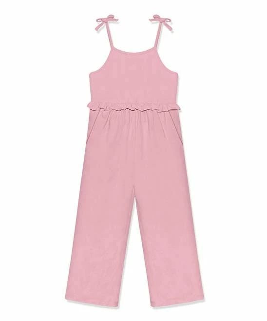 Cheapest π Simply Millie By Millie Loves Lily Dusty Pink Ruffle-Accent Bow-Strap Overalls - π§ Girls For Kids π 1 Cheapest π Simply Millie By Millie Loves Lily Dusty Pink Ruffle-Accent Bow-Strap Overalls - π§ Girls For Kids π