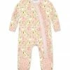 Hot Sale 🔥 Little Millie Pink Leopard Tigress Ruffle-Trim Footie - Infant For Baby & Maternity ⌛