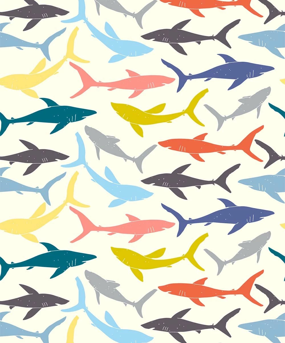 Cheapest π Little Millie Cream & Teal Shark School Short-Sleeve Romper - Infant For Baby & Maternity π 2 Cheapest π Little Millie Cream & Teal Shark School Short-Sleeve Romper - Infant For Baby & Maternity π - Image 2