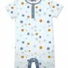 Top 10 ✔️ Little Millie Light Blue Dot Button-Front Short-Sleeve Romper - Infant For Baby & Maternity 🎁