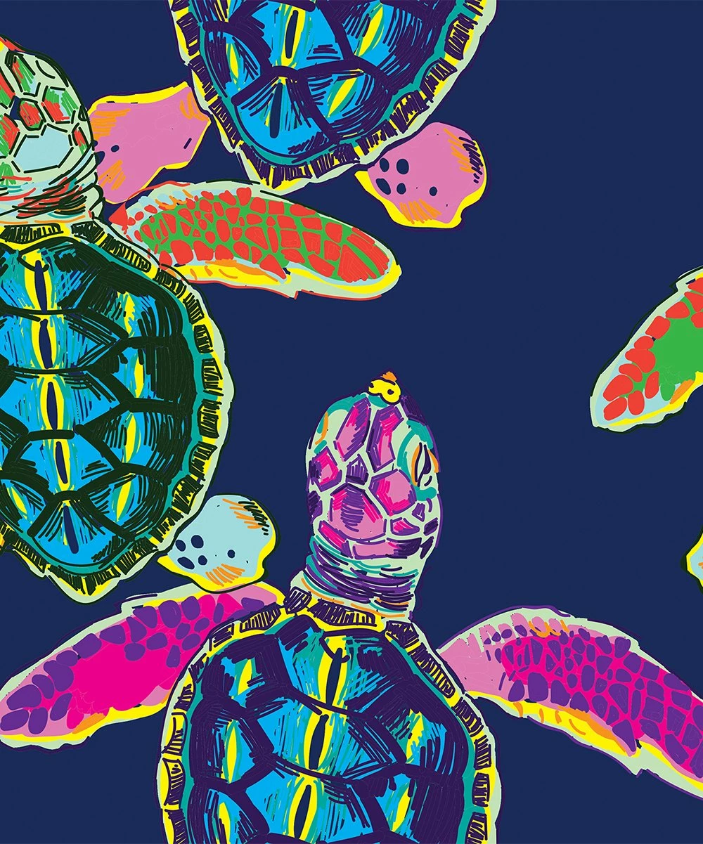 Brand new π Millie Loves Lily Navy Sea Turtles Zip-Front One-Piece Rashguard - Toddler & π§ Girls For Kids β 2 Brand new π Millie Loves Lily Navy Sea Turtles Zip-Front One-Piece Rashguard - Toddler & π§ Girls For Kids β - Image 2