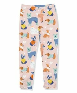 Coupon 🛒 Millie Loves Lily Pink 🐕 Dog Park Leggings - Toddler For Kids ⌛