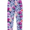 Budget 🌟 Millie Loves Lily Periwinkle Rose Leggings - Toddler & 👧 Girls For Kids 🤩