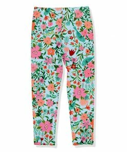 Coupon 😉 Millie Loves Lily Pale Blue Tara Floral Leggings - Toddler & 👧 Girls For Kids 🎉 -Little Millie-shop zu103399364 alt 2 tm1650635583