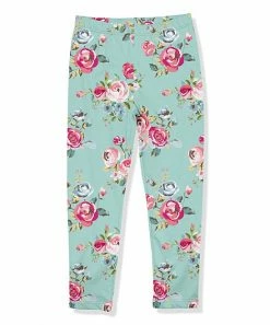 Best reviews of 😀 Millie Loves Lily Mint Chloe Floral Leggings - Toddler & 👧 Girls For Kids 😉