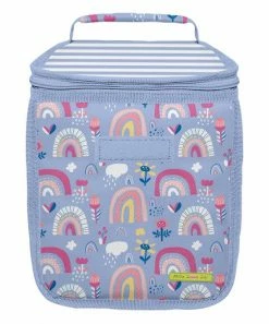 Best Pirce ❤️ Millie Loves Lily Periwinkle Spring Rainbow One-Handle Lunch Bag For Home & Garden 😉 -Little Millie-shop zu103408019 alt 2 tm1654694068