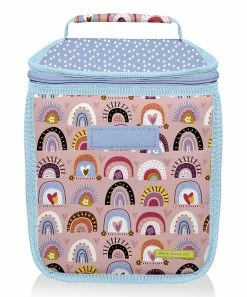 Best deal 🔔 Millie Loves Lily Mauve Rainbow Hearts One-Handle Lunch Bag For Home & Garden 😍 -Little Millie-shop zu103408043 alt 3 tm1668625889