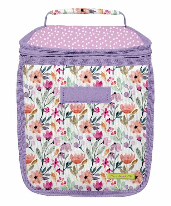 Brand new π Millie Loves Lily White & Lilac Petunia Floral One-Handle Lunch Bag For Home & Garden π 3 Brand new π Millie Loves Lily White & Lilac Petunia Floral One-Handle Lunch Bag For Home & Garden π - Image 3