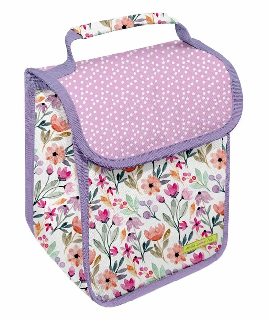 Brand new π Millie Loves Lily White & Lilac Petunia Floral One-Handle Lunch Bag For Home & Garden π 1 Brand new π Millie Loves Lily White & Lilac Petunia Floral One-Handle Lunch Bag For Home & Garden π