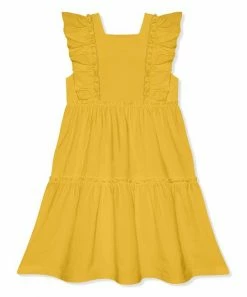 Buy 🔥 Simply Millie By Millie Loves Lily Marigold Tiered Ruffle Square Neck A-Line 👗 Dress - 👧 Girls For Baby & Maternity 🛒 -Little Millie-shop zu103437742 alt 2 tm1645214706