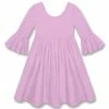 Outlet 🛒 Millie Loves Lily Lilac Ruffle-Sleeve A-Line 👗 Dress - Infant, Toddler & 👧 Girls For Kids 👍