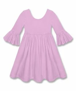 Outlet 🛒 Millie Loves Lily Lilac Ruffle-Sleeve A-Line 👗 Dress - Infant, Toddler & 👧 Girls For Kids 👍