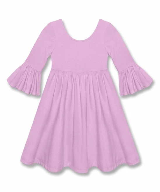 Outlet π Millie Loves Lily Lilac Ruffle-Sleeve A-Line π Dress - Infant, Toddler & π§ Girls For Kids π 1 Outlet π Millie Loves Lily Lilac Ruffle-Sleeve A-Line π Dress - Infant, Toddler & π§ Girls For Kids π