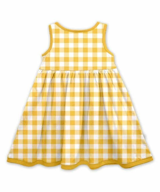 Top 10 π Millie Loves Lily Yellow & White Gingham Pocket Sleeveless A-Line π Dress - π§ Girls For Kids π 2 Top 10 π Millie Loves Lily Yellow & White Gingham Pocket Sleeveless A-Line π Dress - π§ Girls For Kids π - Image 2