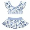 Top 10 👍 Millie Loves Lily White Simrin Floral Ruffle-Neck 👗 Skirted 👙 Bikini - 👧 Girls For Kids 🛒