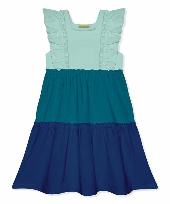 Best Sale π Simply Millie By Millie Loves Lily Mint & Teal Tiered Ruffle-Trim Square Neck A-Line π Dress - Infant, Toddler & π§ Girls For Kids π 1 Best Sale π Simply Millie By Millie Loves Lily Mint & Teal Tiered Ruffle-Trim Square Neck A-Line π Dress - Infant, Toddler & π§ Girls For Kids π