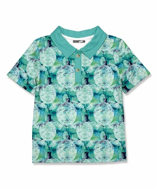 Budget π Millie & Maxx Turquoise Tie-Dye Turtle Short-Sleeve Polo - Toddler For Kids β¨ 1 Budget π Millie & Maxx Turquoise Tie-Dye Turtle Short-Sleeve Polo - Toddler For Kids β¨