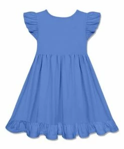 Best Sale 👍 Simply Millie By Millie Loves Lily Marina Blue Patch-Pocket Angel-Sleeve 👗 Dress - Infant, Toddler & 👧 Girls For Baby & Maternity 🔥 -Little Millie-shop zu103873899 alt 2 tm1646764197