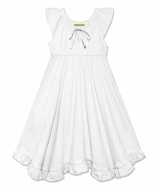 Deals π Simply Millie By Millie Loves Lily White Ruffle-Hem Angel-Sleeve π Dress - π§ Girls For Kids 𧨠1 Deals π Simply Millie By Millie Loves Lily White Ruffle-Hem Angel-Sleeve π Dress - π§ Girls For Kids π§¨