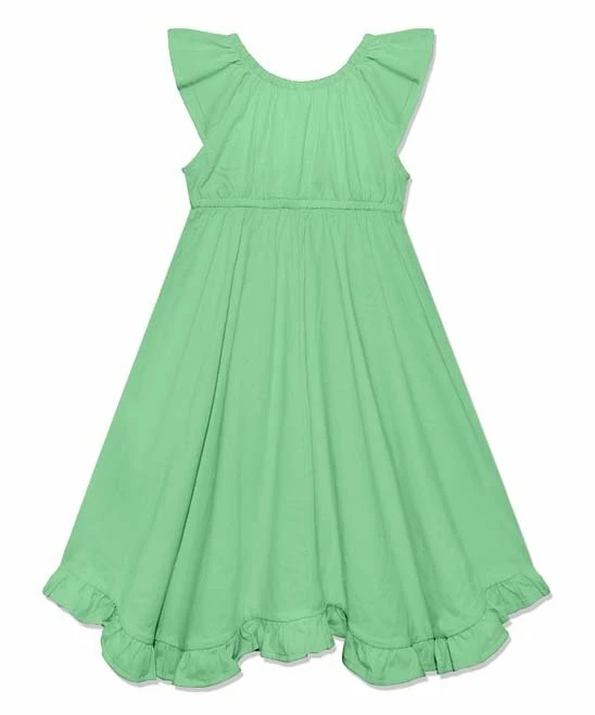 Best Pirce π Simply Millie By Millie Loves Lily Jade Ruffle-Hem Angel-Sleeve π Dress - π§ Girls For Kids π 2 Best Pirce π Simply Millie By Millie Loves Lily Jade Ruffle-Hem Angel-Sleeve π Dress - π§ Girls For Kids π - Image 2