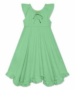 Best Pirce 👏 Simply Millie By Millie Loves Lily Jade Ruffle-Hem Angel-Sleeve 👗 Dress - 👧 Girls For Kids 😉