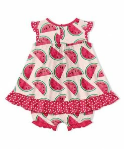 Brand new π€© Little Millie Light Pink Watermelon Angel-Sleeve π Skirted Bubble Bodysuit - Infant For Kids π₯ 5 Brand new π€© Little Millie Light Pink Watermelon Angel-Sleeve π Skirted Bubble Bodysuit - Infant For Kids π₯ -Little Millie-shop zu104105439 alt 2 tm1647537264
