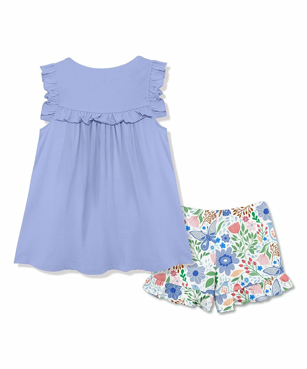 Best reviews of π Millie Loves Lily Periwinkle Ruffle-Accent Tank & White Butterfly Floral Shorts - Toddler & π§ Girls For Kids π 3 Best reviews of π Millie Loves Lily Periwinkle Ruffle-Accent Tank & White Butterfly Floral Shorts - Toddler & π§ Girls For Kids π - Image 3