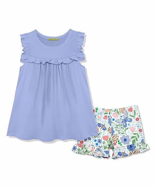 Best reviews of π Millie Loves Lily Periwinkle Ruffle-Accent Tank & White Butterfly Floral Shorts - Toddler & π§ Girls For Kids π 1 Best reviews of π Millie Loves Lily Periwinkle Ruffle-Accent Tank & White Butterfly Floral Shorts - Toddler & π§ Girls For Kids π