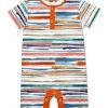 Best reviews of 🎉 Little Millie Blue & Orange Riptide Stripe Short-Sleeve Romper - Infant For Baby & Maternity 😉